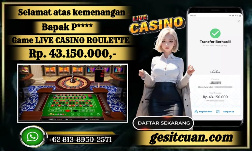 Win 43jt Di Game Live Casino | ROULETTE