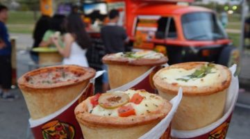 5 Bentuk Pizza Paling Unik,dari Lollipop Sampai Es Krim Cone