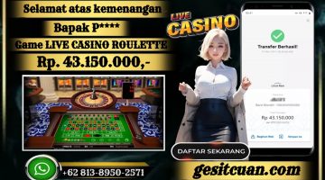 Win 43jt Di Game Live Casino | ROULETTE
