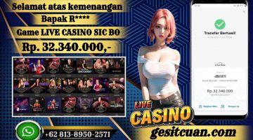 Menang 32jt Bermain Game Live Casino | SICBO