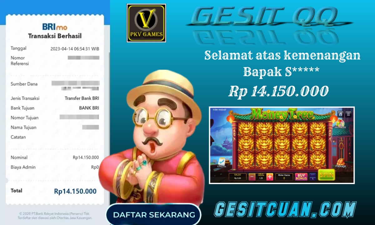 WIN 14JT DI GAME SLOT MONEY THREE | GESITQQ
